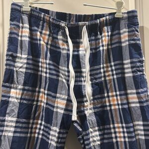 NWOT American Eagle Outfitters Plaid Drawstring Pajama Pants pockets men size M